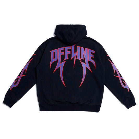 OFFLINE RED/PURPLE HOODIE