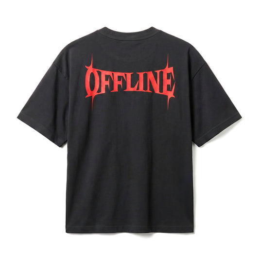 BLACK & RED OFFLINE TEE