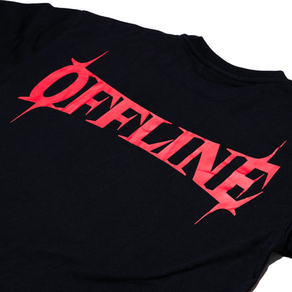 BLACK & RED OFFLINE TEE