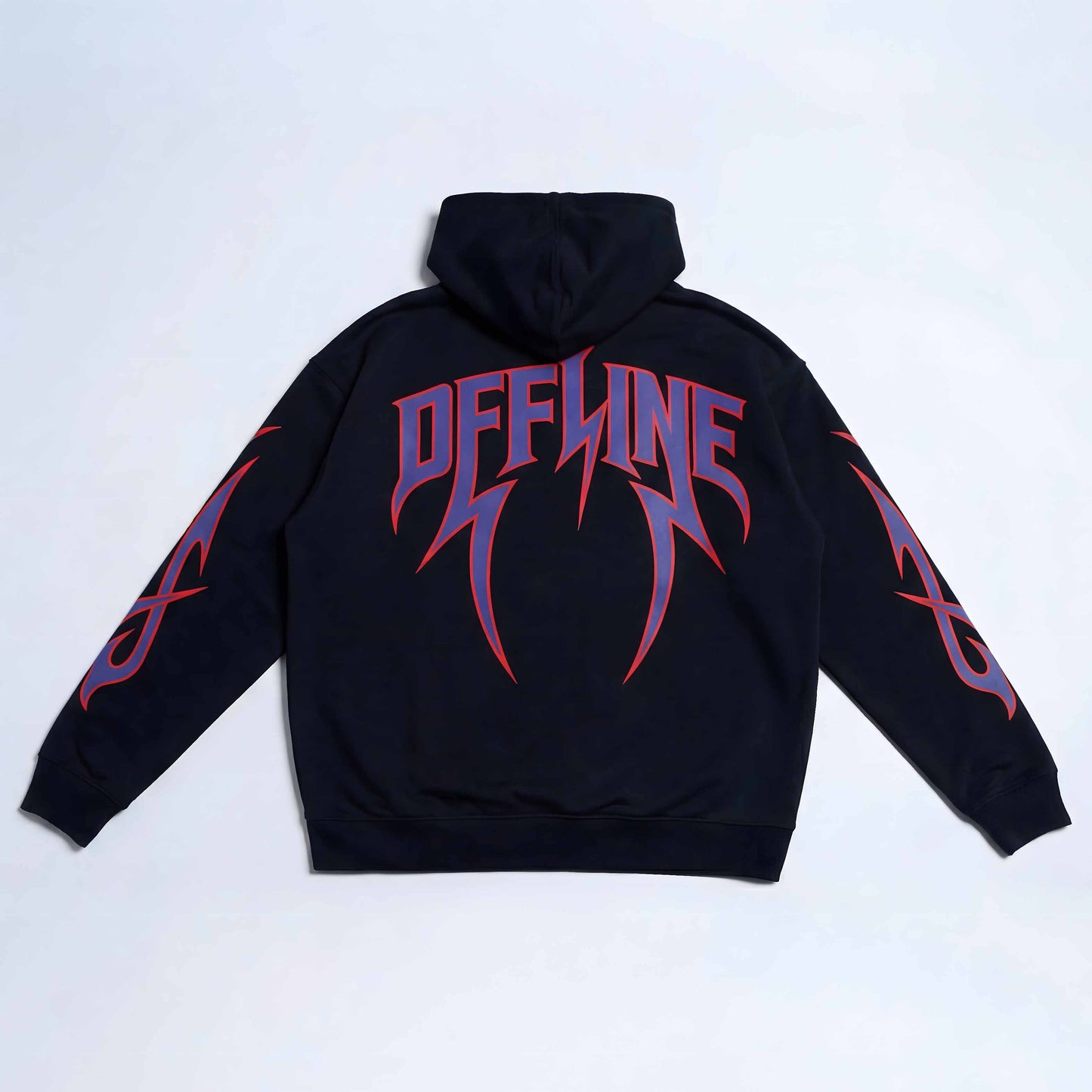 OFFLINE RED/PURPLE HOODIE