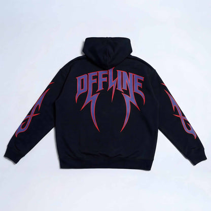 OFFLINE RED/PURPLE HOODIE