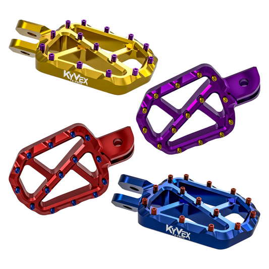 KyVex Billet Wide Foot Pegs