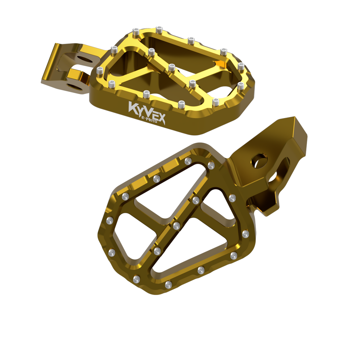 KyVex Billet Wide Foot Pegs - Ultra Bee Compatible