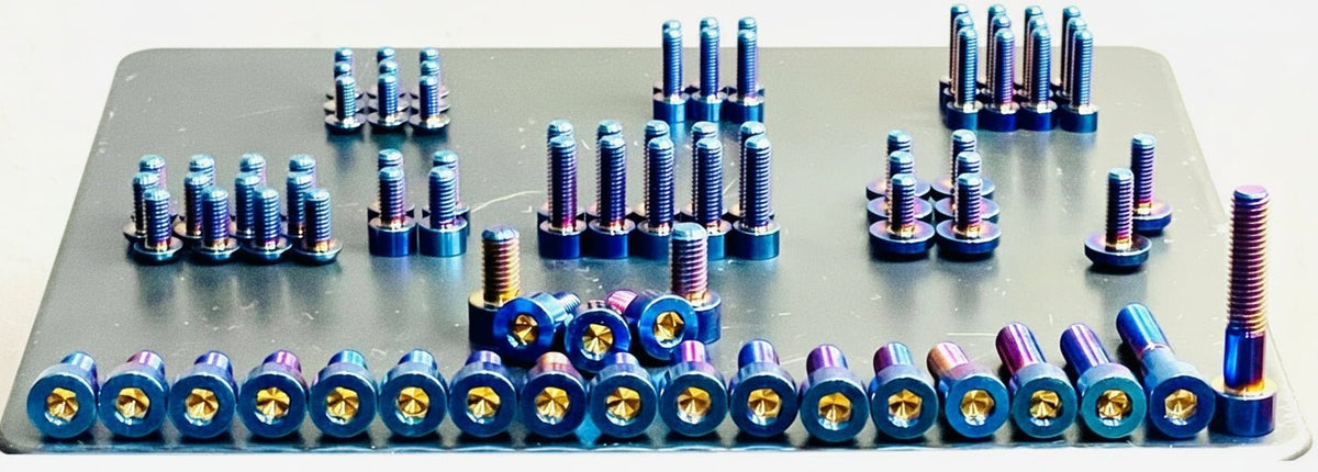 Sur-Ron Ultra Bee Titanium Bolt Kit – Full Body Grade 5 (113/133 pcs)
